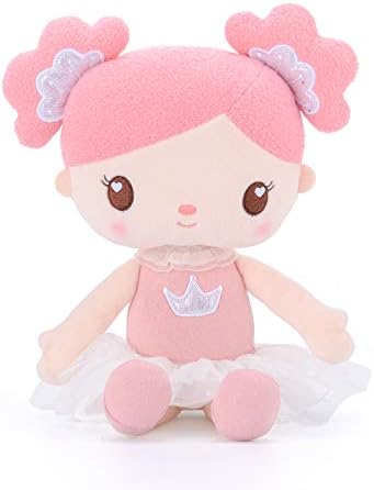 Gloveleya 15 Inch Plush Candy Girl Pink Stuffed Doll with Gift Bag