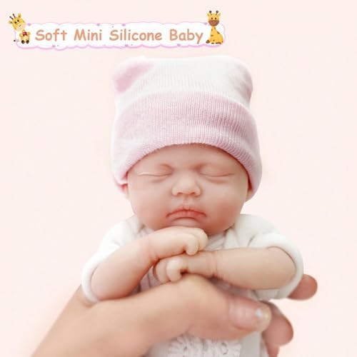 Mire Mire 7 Inch Reborn Baby Silicone Doll
