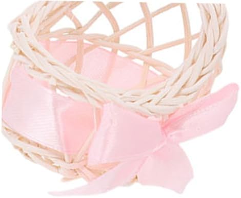 BESPORTBLE 6pcs Mini Wicker Doll Baskets with Handles 1