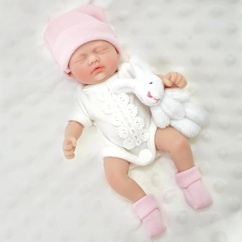 Mire Mire 7 Inch Reborn Baby Silicone Doll