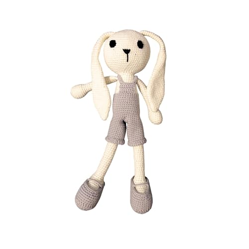 Handmade Cotton Crochet Bunny Toy 11 inches for Babies 1