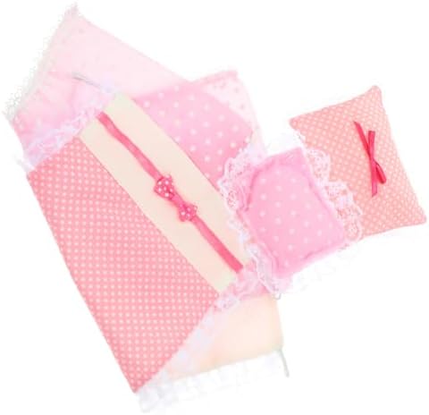 LUOZZY 2 Sets Dolhouse Bedding Accessories