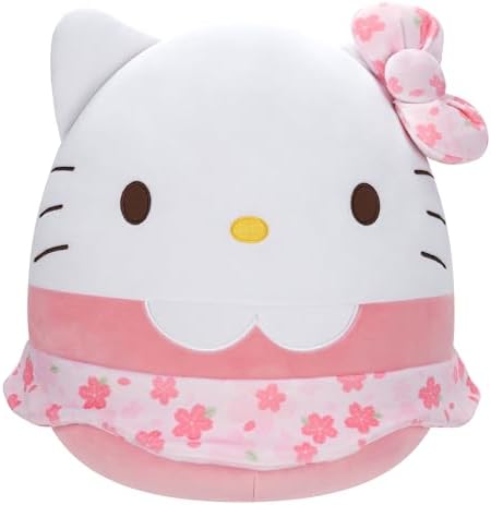 Squishmallows Hello Kitty Floral Dress and Bow Plush - 14 Inch 1