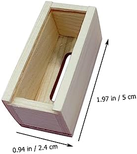 HONMEET Miniature Supply Dollhouse Decor Crinkle Paper Box