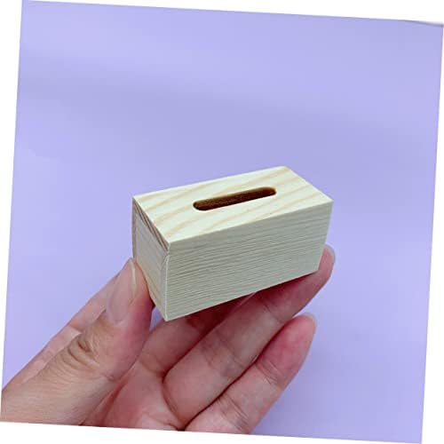 HONMEET Miniature Supply Dollhouse Decor Crinkle Paper Box