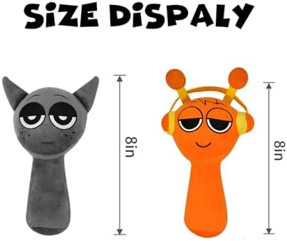 Sprunki Plush Horror Game Figures for Adult Kids and Fans