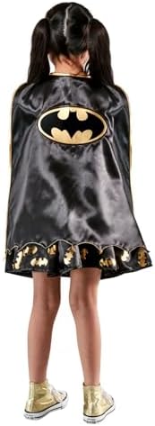 Rubies Girls Batgirl Costume Dress with Cape and Mask