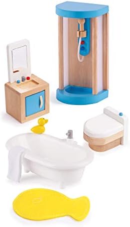 Hape Wooden Family Bathroom Set for Kids 1