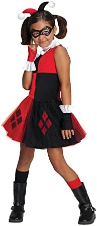 Harley Quinn Girl Costume with Tutu Dress