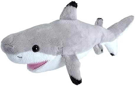 Wild Republic Black Tipped Shark Plush Toy 11 Inches