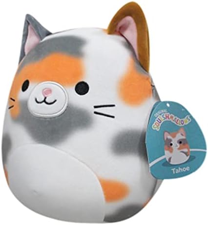 Squishmallows 8-Inch Tahoe Tortoiseshell Cat - Official Kelly Toy Plush