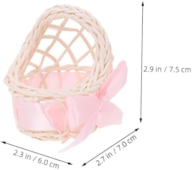 Mini Woven Basket Set for Dollhouse Dcor