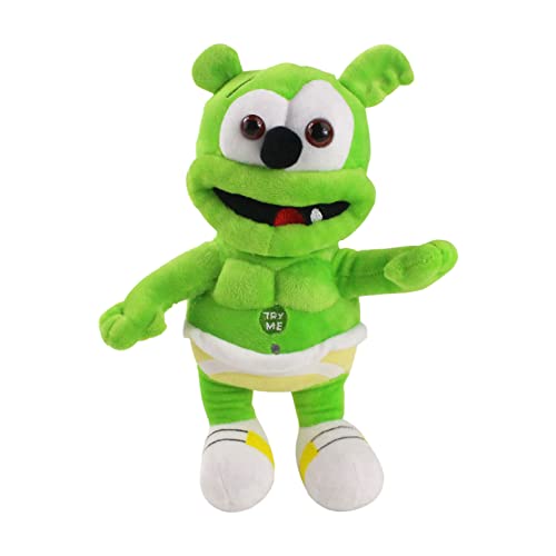 TUMPETY Green Singing Bear Plush Toy