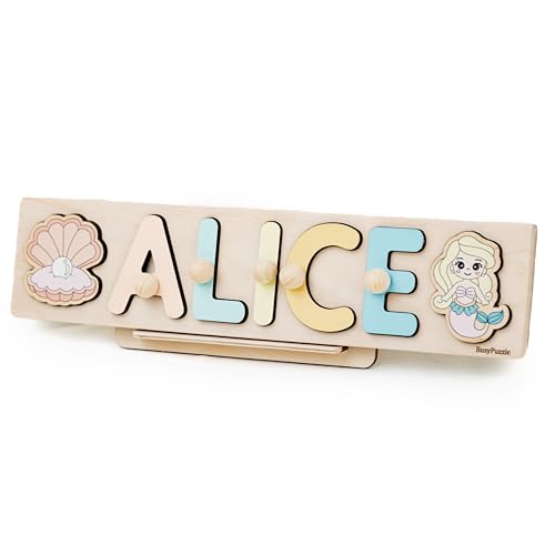 Personalized Wooden Name Puzzle for Kids 1