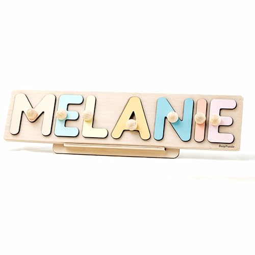 Personalized Wooden Name Puzzle Montessori Toy 1