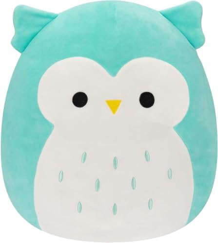 Squishmallows Winston Teal Owl 14 Inch Plush