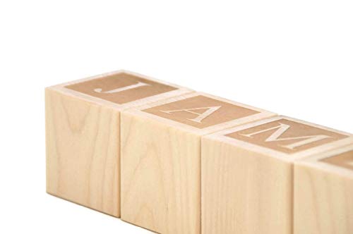 Letter Baby Blocks - Personalized Name Blocks by Little Wooden Wonders