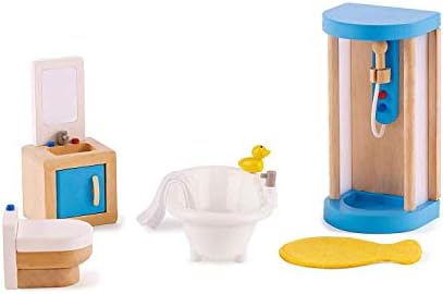 Hape Wooden Family Bathroom Set for Kids 1