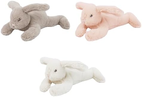 MON AMI Button Bunny Plush 3 Pcs 7 Inch Each