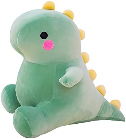 DUANMUL Cute Fat Dinosaur Plush Toy Green 8in
