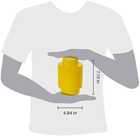 LEGO ROOM Copenhagen Yellow Round Storage Box