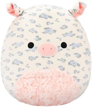 Squishmallows Original 12in Rosie The White Spotted Pig with Pink Swirl Belly