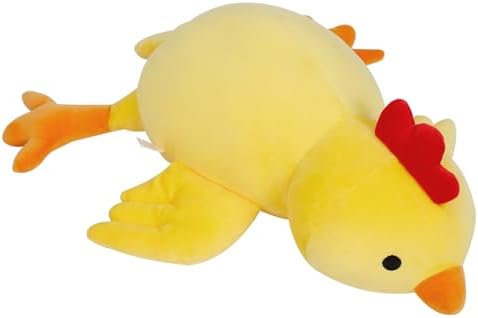 FLORVIV Weighted Chicken Plush Toy 24 42lb Yellow