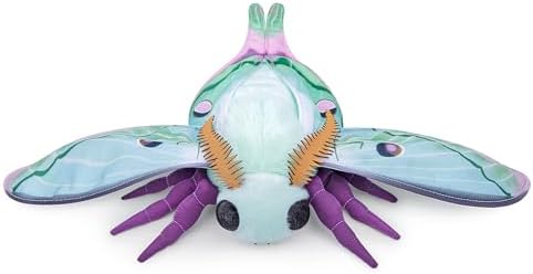 Luna Moth Plush Toy 11 Inch Realistic Stuffed Animal