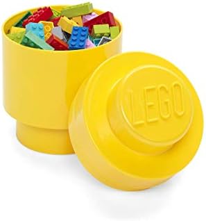 LEGO ROOM Copenhagen Yellow Round Storage Box