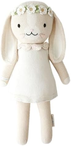 Cuddle Kind Hannah The Bunny Ivory Hand-Knit Doll 1