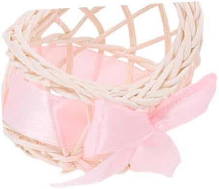 HANABASS Mini Woven Flower Baskets 6pcs Decorative