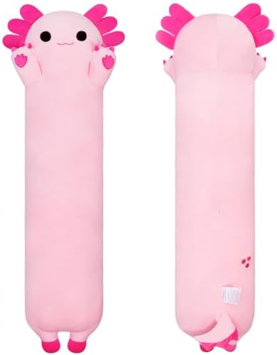 Sausudols 354 Inch Axolotl Plush Toy Pink
