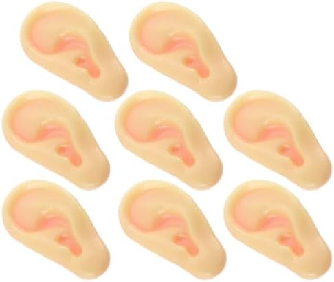Toyvian 8 Pcs Jumbo Latex Fake Ears Prank Props