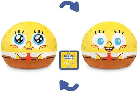 TeeTurtle Spongebob Squarepants Reversible Plushie 6 Inches