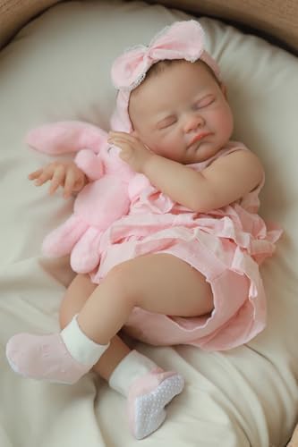 WOOROY 20 Inch Realistic Newborn Girl Baby Doll