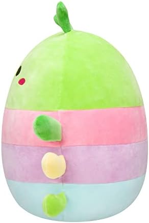 Squishmallows 14-Inch Rutabaga Caterpillar with Multicolored Stripes