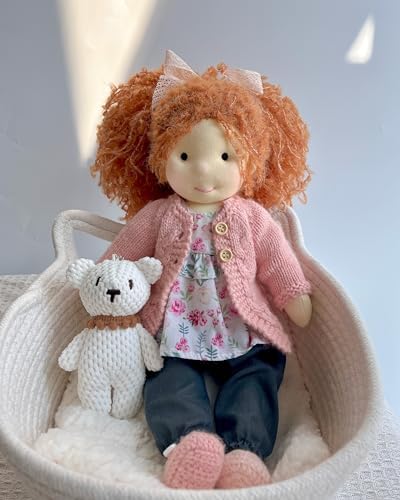Handmade Waldorf Doll Elsee 12 Soft Plush Stuffed Animal