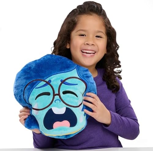 Inside Out 2 Flip-A-Mood JoySad Reversible Plush