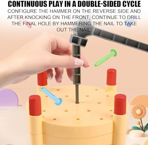 Vansza Hammer Toy for Toddlers Durable ABS Material Safe and Odorless