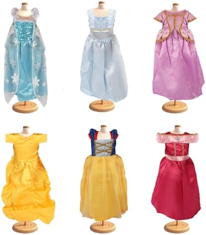 FEAYEA 18 Inch Princess Costume for Girl Dolls - 6Pcs Set