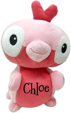 Fiesta Toys Personalized Pink Caterpillar Plush Stuffed Animal - Valentines Day Gift