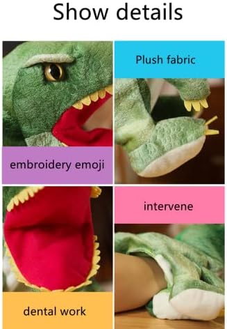 Tiny Heart Santa Plush Hand Puppet - 10 Inch Cute Interactive Toy