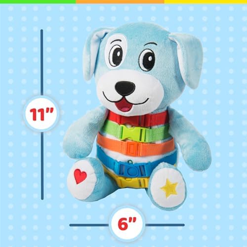 Buckle Toys Barkley Dog Sensory Learning Toy for Toddlers