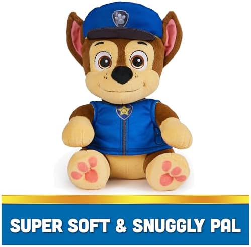 Paw Patrol Chase Plushie 10-Inch Reversible Bedtime Toy