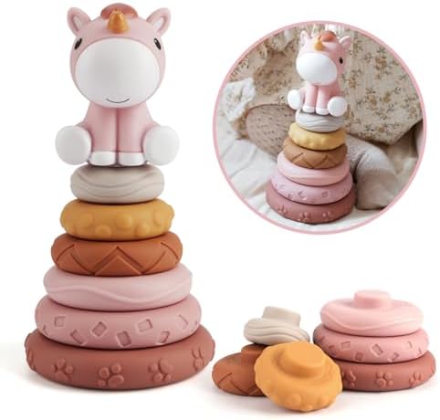 Nueplay 7 Pcs Stacking Nesting Baby Toy Set