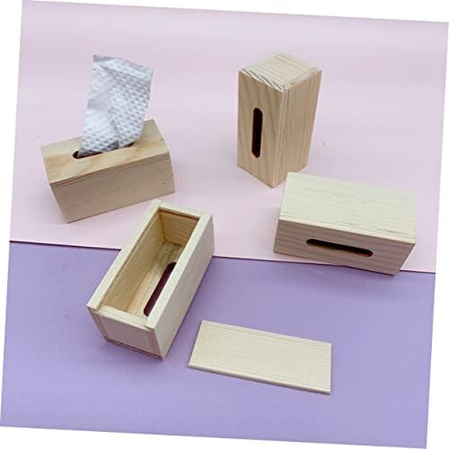 HONMEET Miniature Supply Dollhouse Decor Crinkle Paper Box