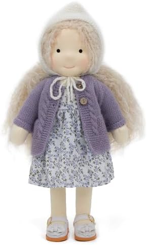 BlissfulPixie Handmade Waldorf Bunny Doll 12