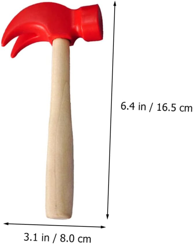 SUPVOX Wooden Hammer Set 3pcs Construction Toy for Kids