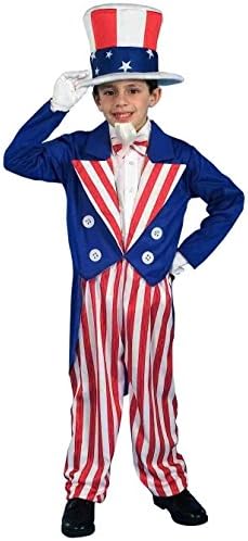 Rubies Boys Uncle Sam Party Costume Set Medium