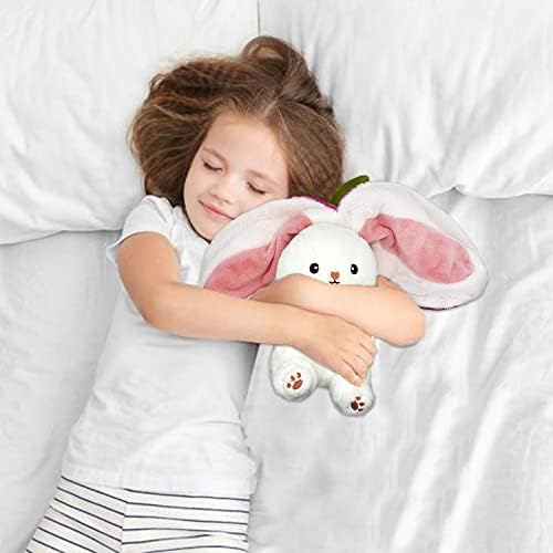 YOUBLEK Reversible Cuddle Bunny Plush Pillow Strawberry 709 Inches